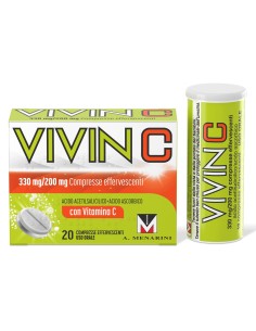 Vivin C Contro i Primi Sintomi Influenzali e Raffreddore 20 Compresse Effervescenti